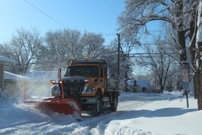 Digging out. (Photo by Eric Crump)