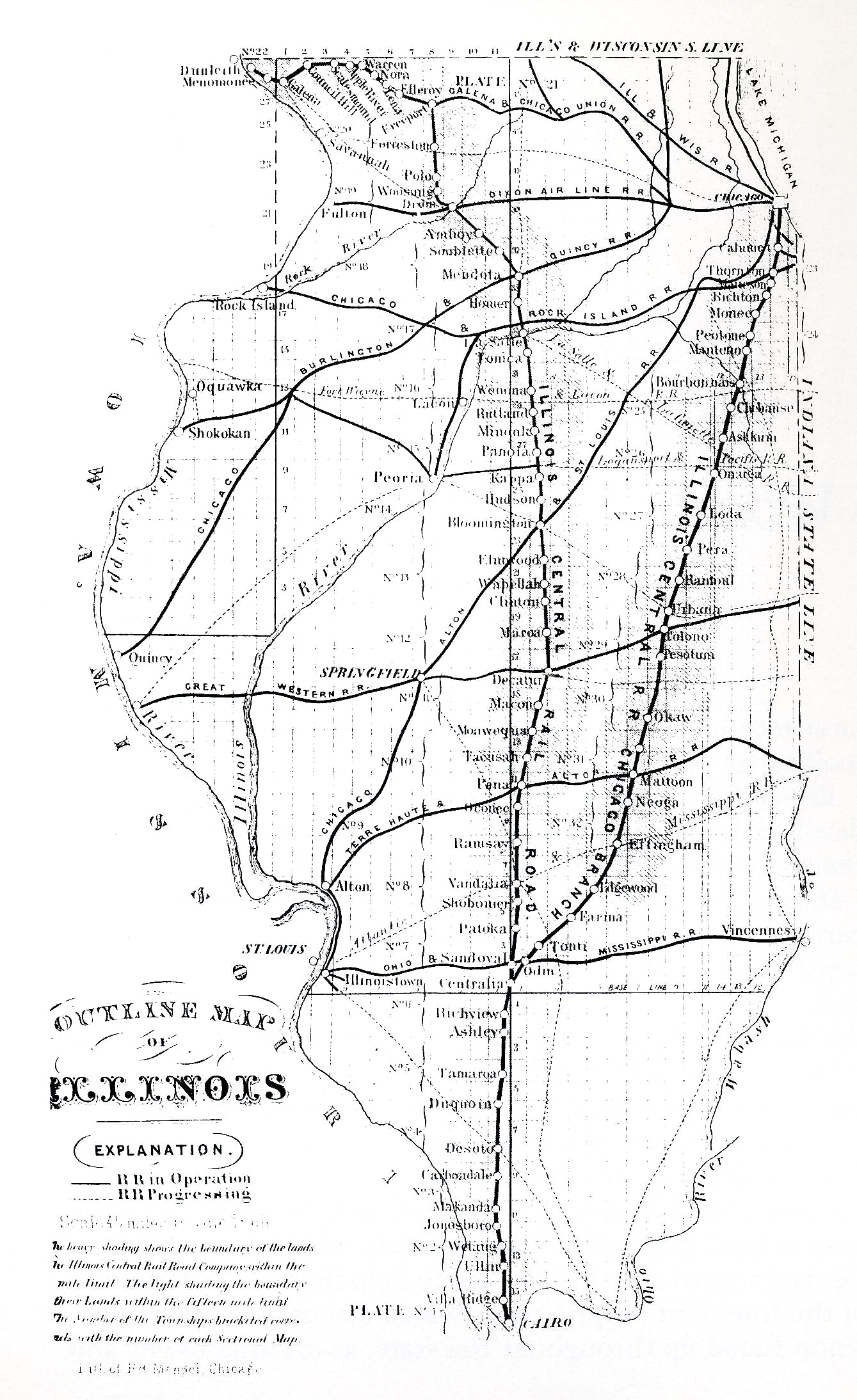 Origins of Flossmoor-state map