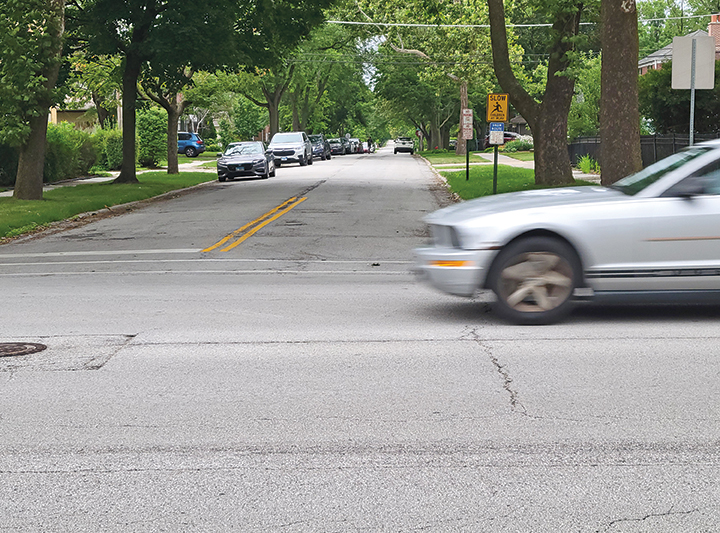 On July 19, the village planned to block off northbound Gottschalk Avenue at 183rd Street for a one- to two-week test period. There have been accidents at the intersection, including one fatal pedestrian accident in 2015. (Eric Crump/H-F Chronicle)