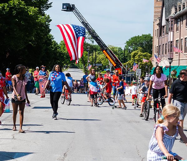 4th_of_July_2022-5 The Flossmoor 4th of July parade comes to an end downtown. (RBS)