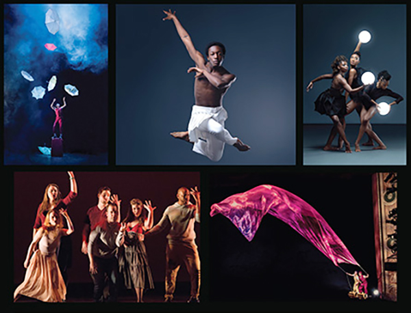 Scenes from the shows planned for the Governors State University Center for the Performing Arts 2022-23 season. (Provided photo)