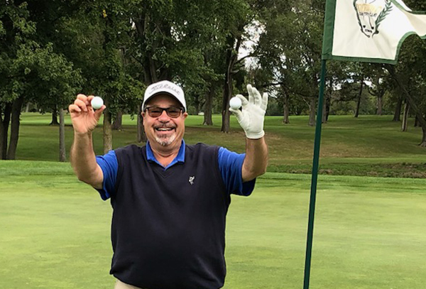 Steve Marks hit two holes in one about 20 minutes apart Sunday at Idlewild Country Club. (Provided photo)