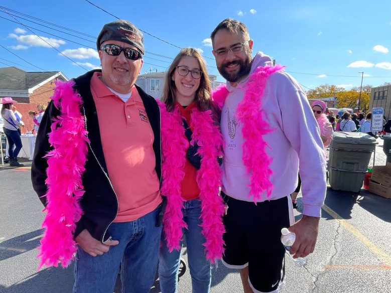 John Martello, of Crete; Sara Martello, of Crete; and Anthony Bartucci, of Homewood. (Carole Sharwarko/H-F Chronicle)