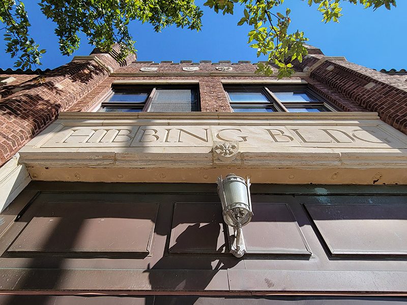 Renovations continue on second-floor apartments at the Hibbing Building on Harwood Avenue as seen on Sept. 18. The owner hopes to attract food businesses to occupy the first floor. (Eric Crump/H-F Chronicle)