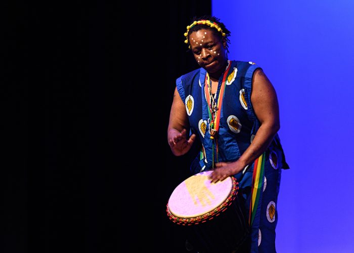 Ayodele Drum & Dance performs at the Pursue The Dream event. (Andrew Burke-Stevenson/H-F Chronicle)