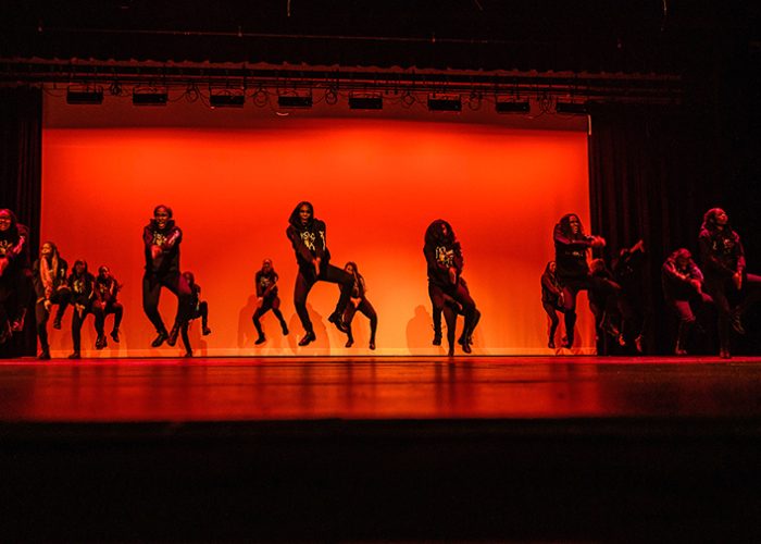 The Vi-Kings & Ki-Queens of Xcellence perform during Pursuing the Dream on Jan. 11. (Andrew Burke-Stevenson/H-F Chronicle)