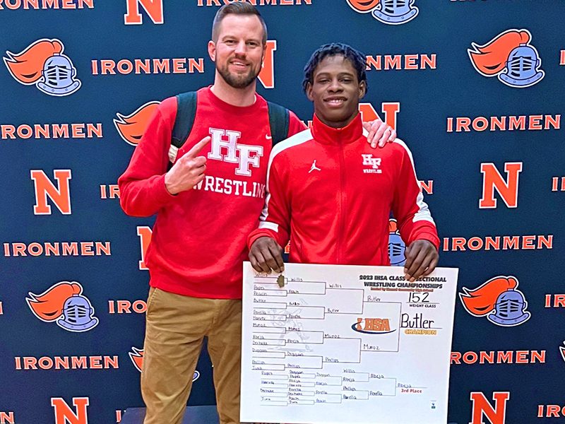 Jermaine Butler qualified for the state finals for Homewood-Flossmoor after missing last season's state series with an injury. (Provided photo)