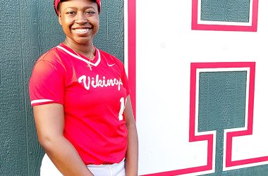 Senior Morgan Tate is "the rock" that Homewood-Flossmoor softball depends upon, both on and off the field. (David P. Funk/H-F Chroncicle)
