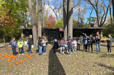 At the end of the event, the Homewood Science Center presented the middle school-aged conservation ecology interns with a certificate for their completion of the program. (Provided photo)