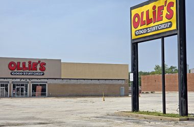The process of converting the former Big Lots store on West 183rd Street in Homewood to an Ollie's discount store began recently. (Eric Crump/H-F Chronicle)