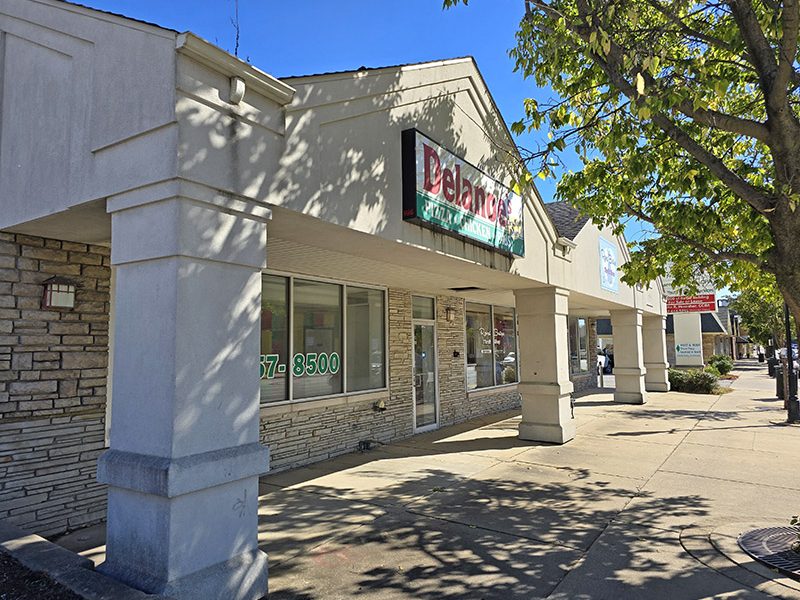 The former Delanoe's Pizza on Dixie Highway was reacquired by Homewood after a Mediterranean restaurant proposed several years ago failed to materialize. (Eric Crump/H-F Chronicle)