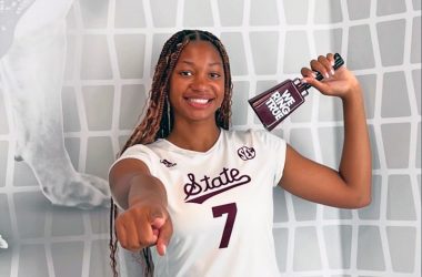 Cassidy Cage, of Homewood, is part of the Marist volleyball team that won the 4A state title. (Provided)