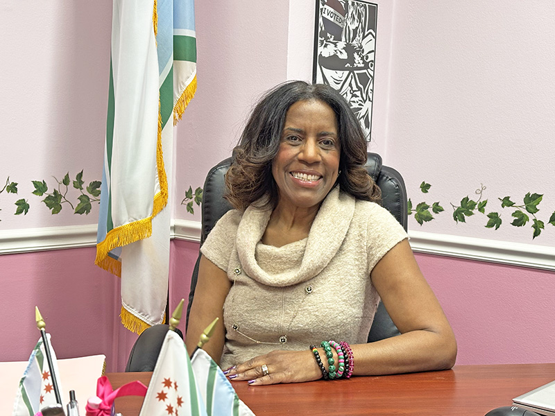 Donna Miller, 6th District Cook County commissioner. (Marilyn Thomas/H-F Chronicle)