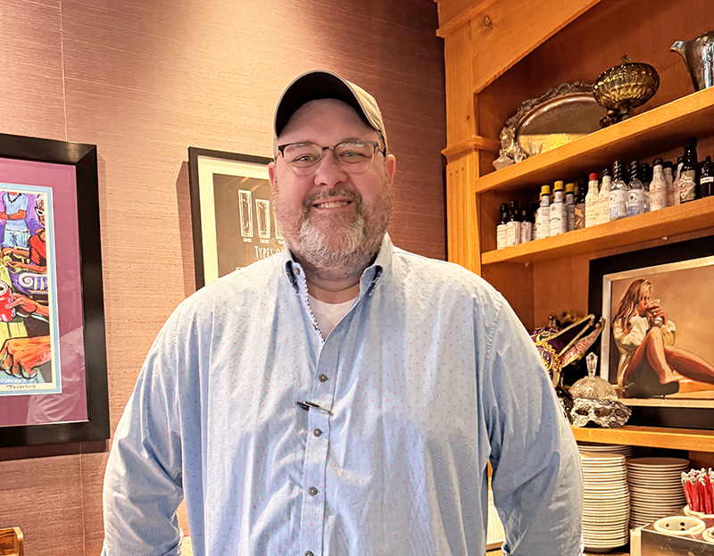 Maple Tree Inn Co-Owner and Chef de Cuisine Erich Wennberger: ”Our goal is to find out how we can make your life better.” (All photos by Karen Torme Olson)