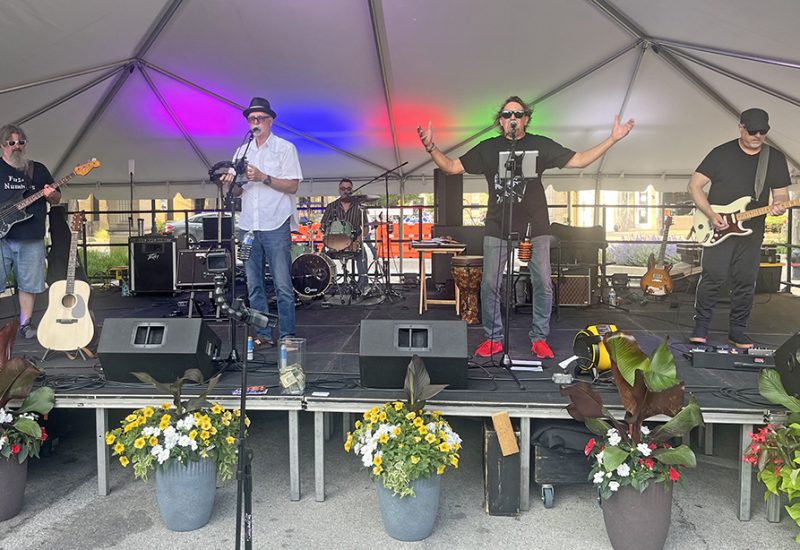 Big Weekend performs at Homewood Art & Garden Street Fair. (Nick Ulanowski/H-F Chronicle)