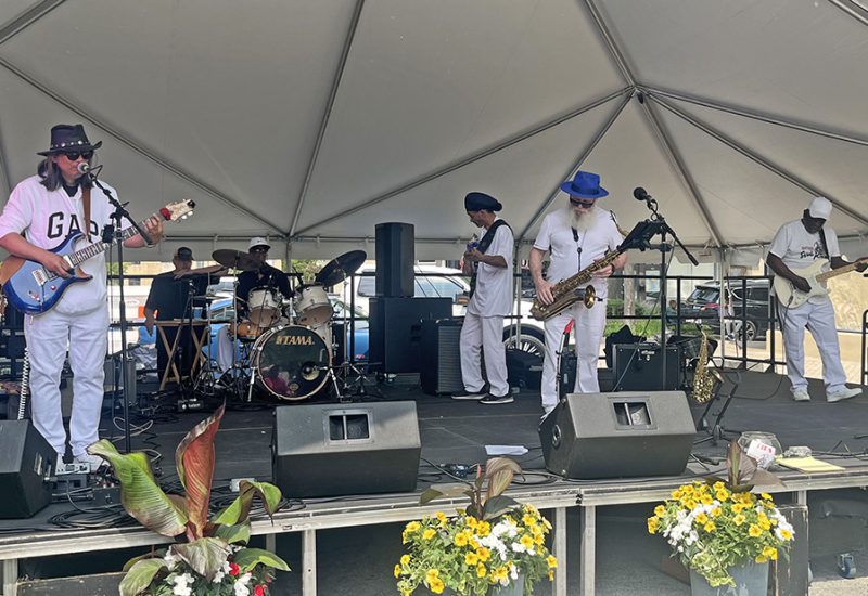 Southside Soul Kings performs at Homewood Art & Garden Fair. (Nick Ulanowski/H-F Chronicle)
