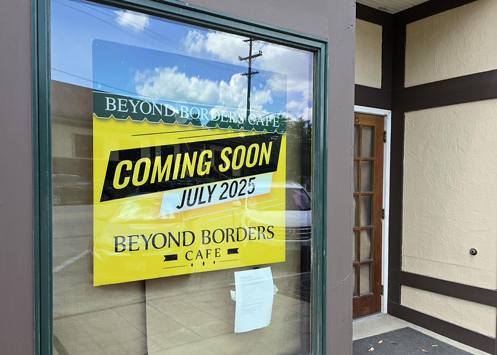 The owners of the new Beyond Borders Cafe hope to open at 1036 Sterling Ave. in Flosssmoor sometime in July. (Eric Crump/H-F Chronicle)
