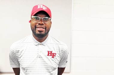 Brandin Brown, a 2007 Homewood-Flossmoor graduate, has big ambitions as the Vikings new boys basketball coach. (David P. Funk/H-F Chronicle)