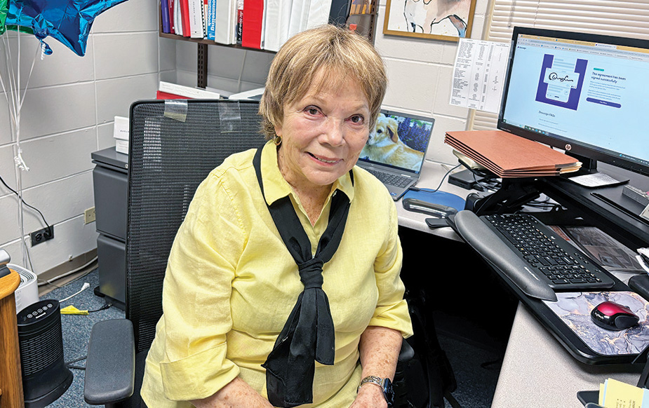 Karen Olson is retiring from Homewood-Flossmoor High School after a 25-year career as a counselor, 19 years at H-F and six years at Marian Catholic High School. (Marilyn Thomas/H-F Chronicle)