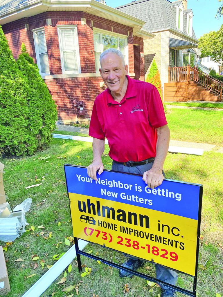George Uhlmann, owner of Uhlmann Home Improvement, has kept the business his father started in 1945 going strong. (Photo courtesy of The Beverly Review)