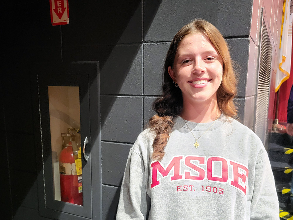 Kathleen Karner will study bio-medical engineering on a softball scholarship to the Milwaukee School of Engineering. (David P. Funk/H-F Chronicle)