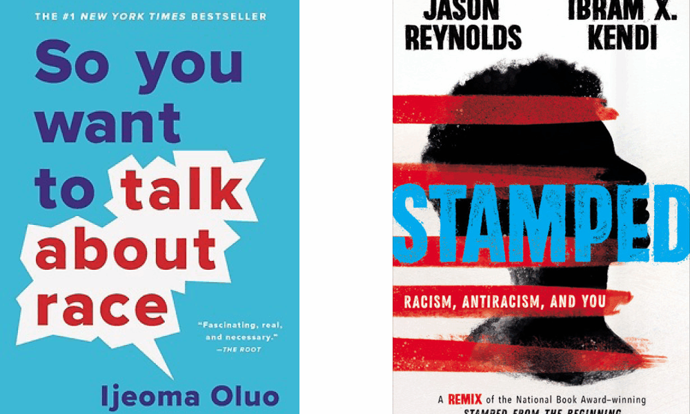 "So You Want to Talk About Race" was the subject of the first Books Without Borders discussion. The community book club founded by Jackie Riffice of Flossmoor will focus on "Stamped: Racism, Antiracism, and You" at its next meeting from 6:45 to 8 p.m. on Tuesday, Nov. 11. (Provided images)