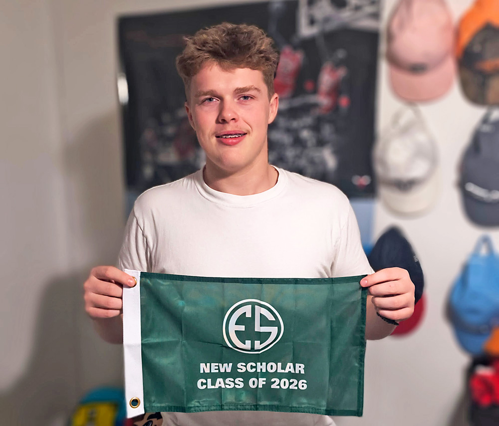 Homewood-Flossmoor senior Caylum Ganshirt was awarded the Western Golf Association's Chick Evans scholarship, covering four years of college tuition and housing. The award is given to caddies based on academics and a strong caddy record. (Provided photo)