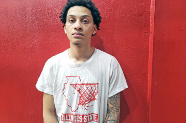Marvin Douglas had 11 points, five rebounds and two blocks in Homewood-Flossmoor's 53-48 win over Andrew in the regular season finale. (David P. Funk/H-F Chronicle)