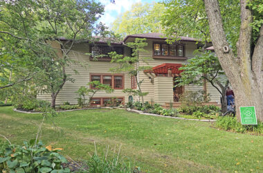 This home on Brassie Avenue is one of about 30 included in Flossmoor's interactive historic homes map. The home was designed by iconic architect Frank Lloyd Wright. (Eric Crump/H-F Chronicle)
