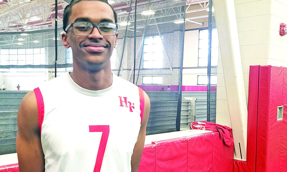 Junior Surendran Heyward will lead a reloaded H-F boys volleyball this season. (David P. Funk/H-F Chronicle)