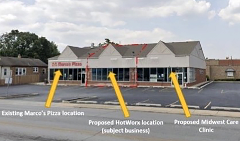 A special use permit was approved for a Hotworx fitness studio at 2000 W. 183rd St. in Homewood. (Provided Photo)