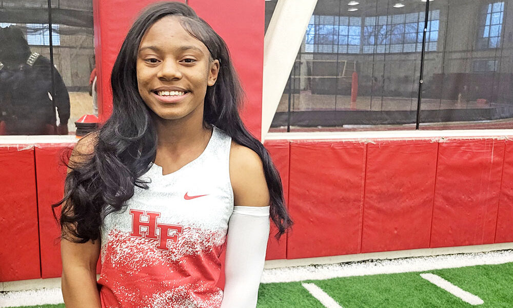 London Willingham is part of a strong group of sprinters for Homewood-Flossmoor girls track. (David P. Funk)