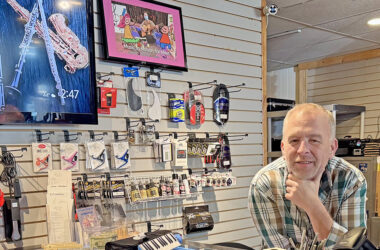 Melody Mart owner Jim Donnelly says he is committed to giving anyone who wants to engage with their inner musician a chance to do so. "I'm very proud of how many educators have left Melody Mart to go on to teach, become band directors in schools, or who are in music programs in other places," he said. (Karen Torme Olson)