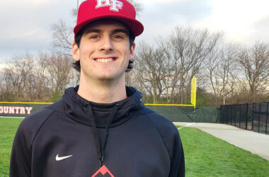 Henry Humes threw a no hitter in H-F's 6-0 win over Bradley-Bourbonnais April 10. (David P. Funk/H-F Chronicle)