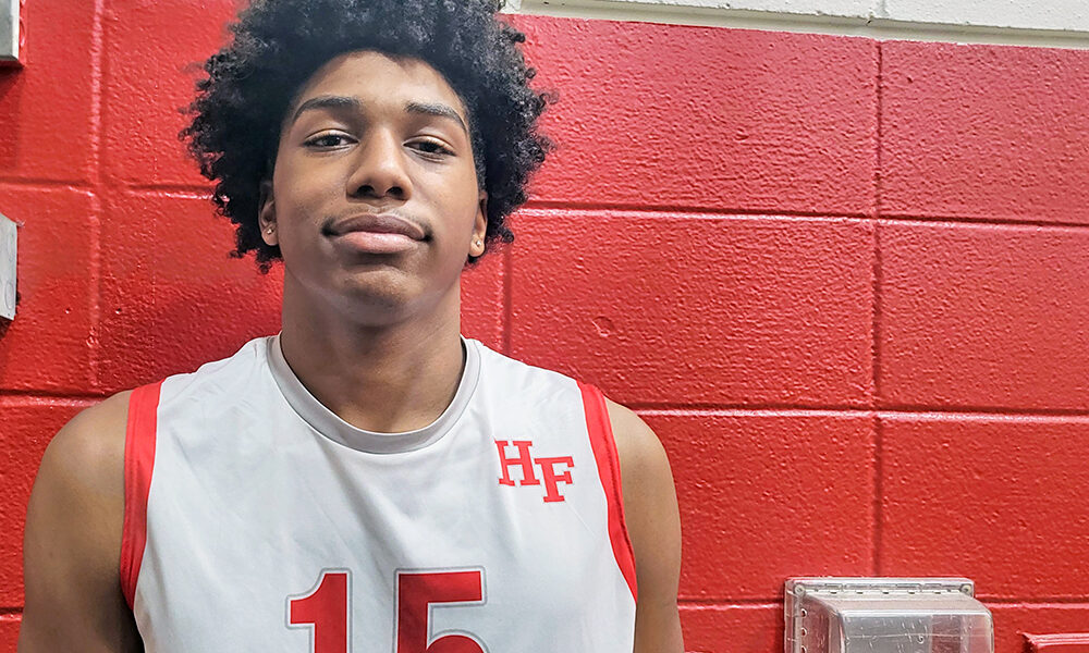 Homewood-Flossmoor junior Josh Myers had eight kills and three blocks in a loss to Reavis April 14. (David P. Funk/H-F Chronicle)