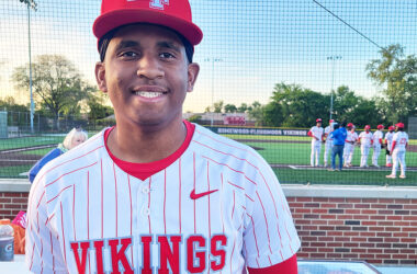 Antonio Brown allowed three hits and struck out six over five innings, but Homewood-Flossmoor lost 7-1 to TF South on senior night. (David P. Funk/H-F Chronicle)