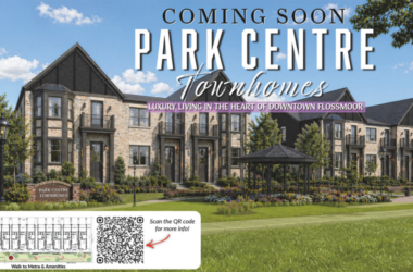 A rending promoting the proposed townhomes on Flossmoor Road just west of downtown Flossmoor. (Provided image)