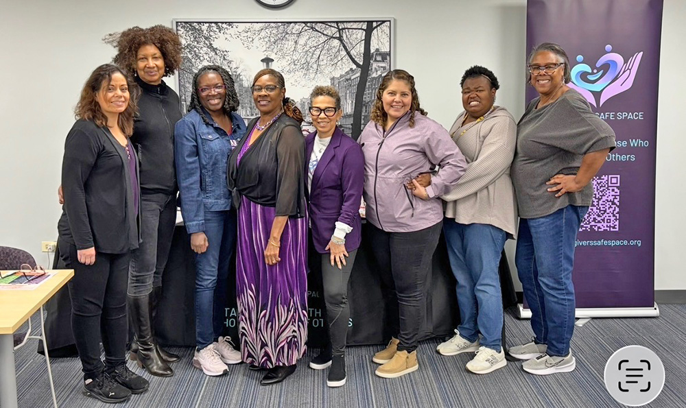 Caregivers gather at a Caregivers' Safe Space meeting. (Provided photo)