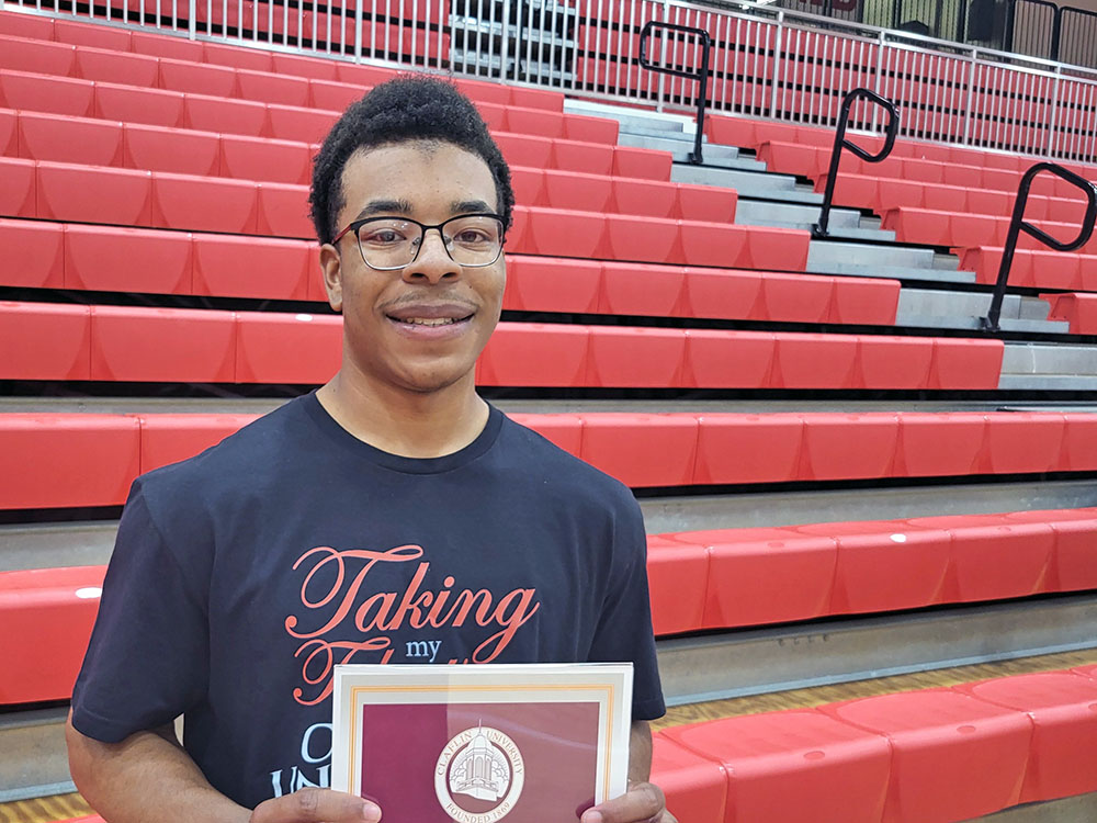 Pitcher Chris Hicks wanted to play somewhere with warmer weather than Chicagoland. He found a match in Claflin University in South Carolina. (David P. Funk/H-F Chronicle)
