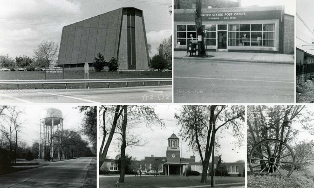 A few of the many historical photos in Flossmoor Public Library's collection. (Provided photos)