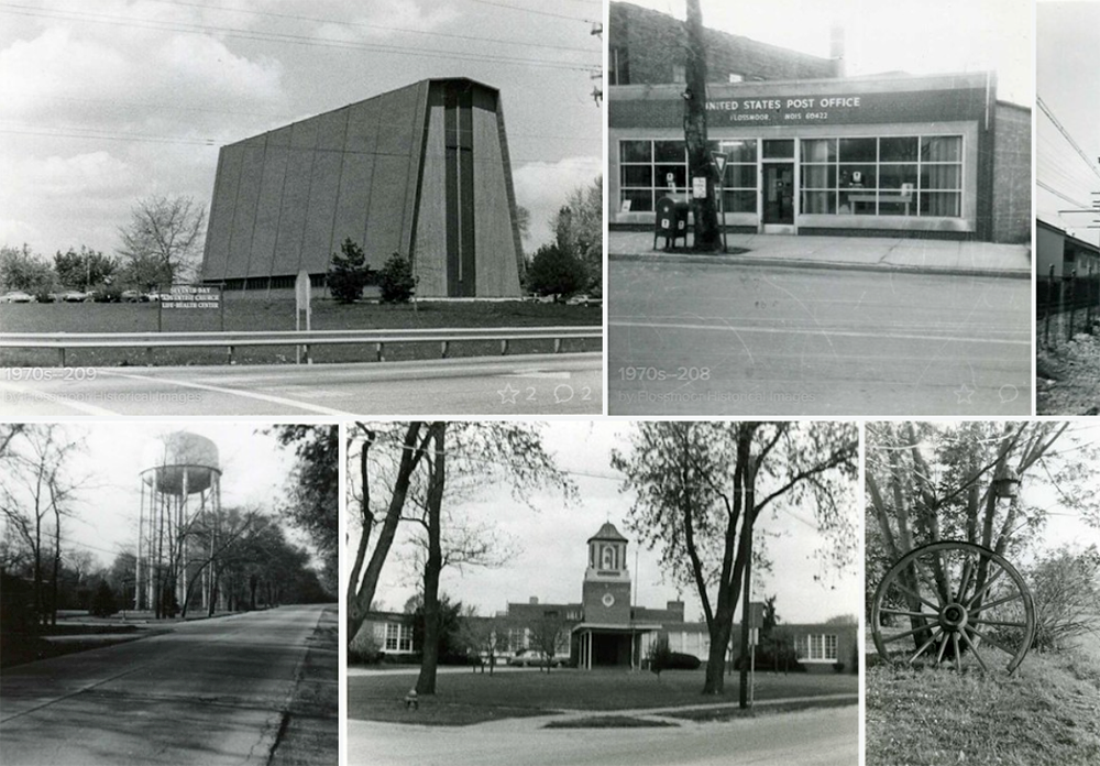A few of the many historical photos in Flossmoor Public Library's collection. (Provided photos)