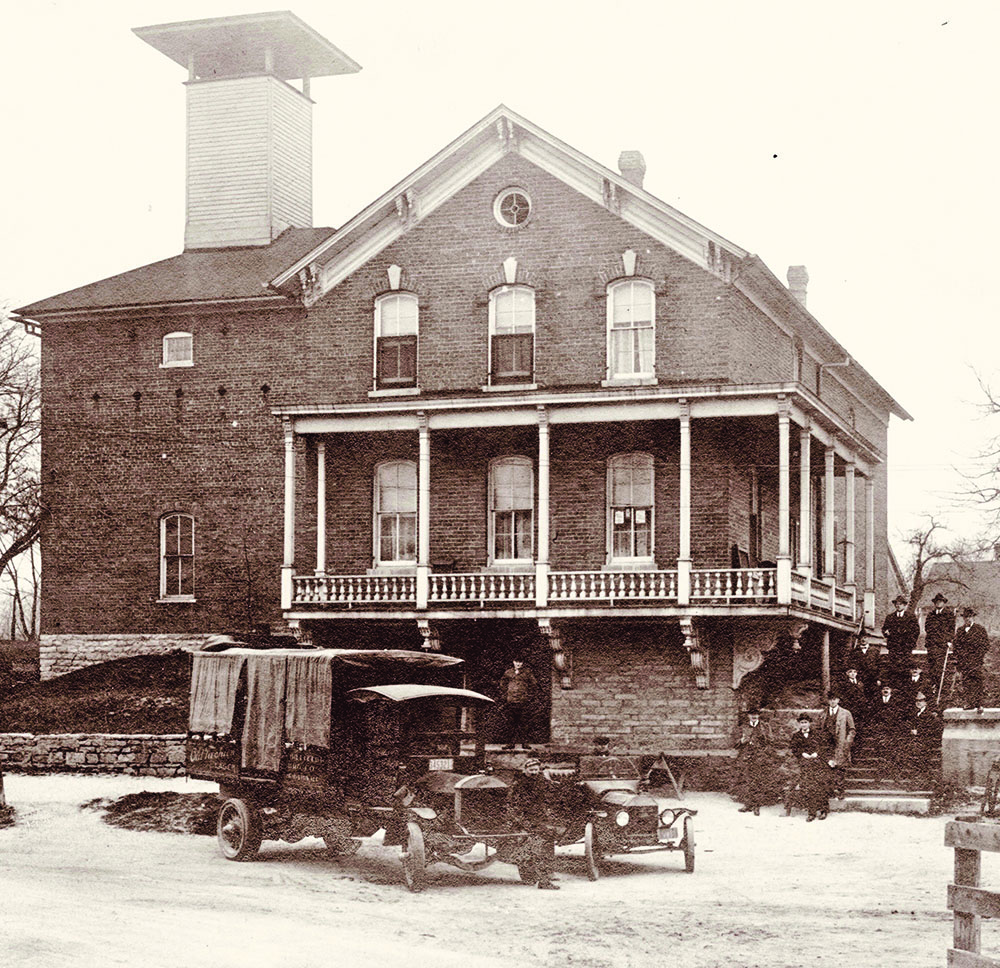 An historical photo shows the distillery in times past. (Provided photo)