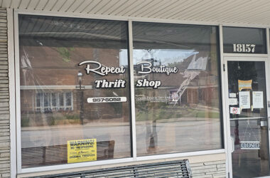 Homewood is soliciting bids to purchase the former Repeat Boutique space at 18157 Dixie Highway for redevelopment. (Eric Crump/H-F Chronicle)